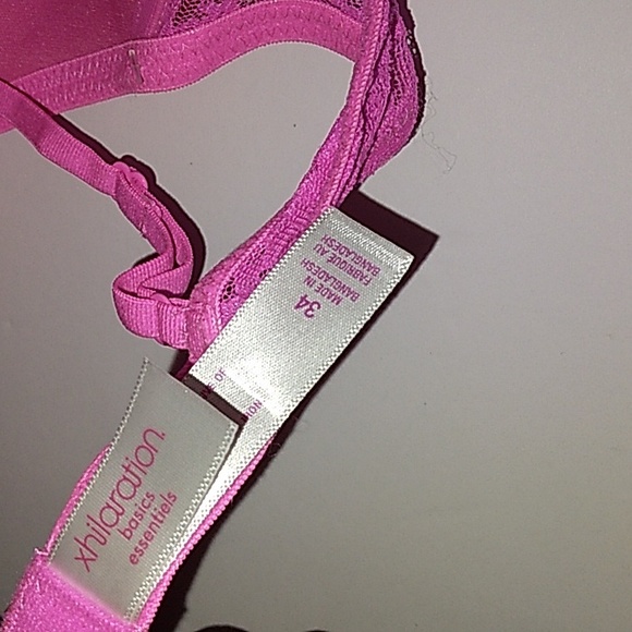 NWT Xhilaration Girls Basics Pink Azalia Teen Molded Bra/Training Bra~Size 34 - Picture 9 of 10